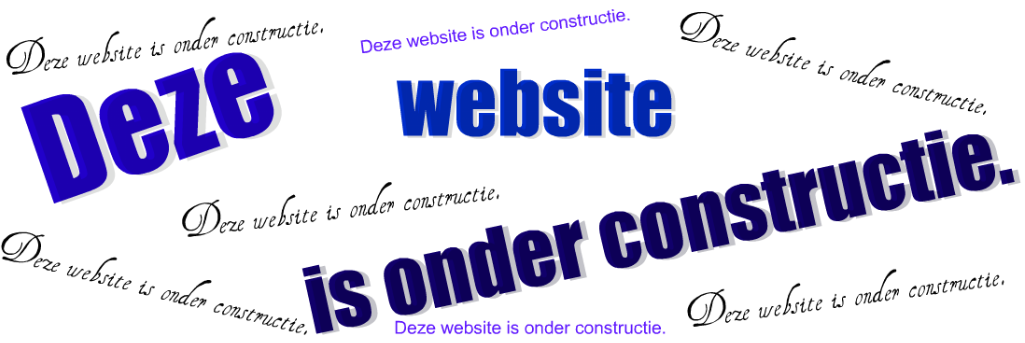 Deze website is onder constructie.